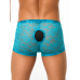 Neon Lace Double Pleasure Short - Turquoise