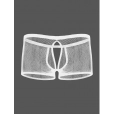Stretch Net Double Pleasure Short - White