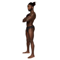 Sassy Lace Skirt Jock Black