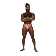 Rude Awakening Ring Strap Thong Orange
