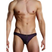Stretch Lace Bong Thong - Black