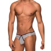 Tranquil Abyss Mini Bikini - White and Black Tranquil Abyss Mini Bikini - White and Black