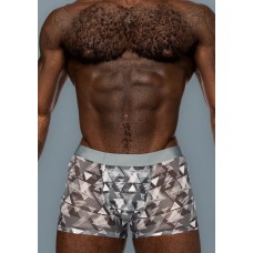 Malepower Sheer Prints Seamless Sheer Short Optical