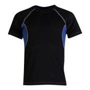 Coolmax Sports Tee Blac/ Royal