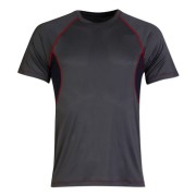 Coolmax Sports Tee Grey/Navy Coolmax Sports Tee Grey/Navy