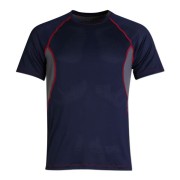 Coolmax Sports Tee Navy/Grey Coolmax Sports Tee Navy/Grey