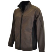 Two-tone Microfibre Polar Fleece Brown/Black Two-tone Microfibre Polar Fleece Brown/Black