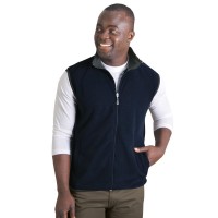 Sleeveless Microfibre Polar Fleece - Navy Graphite Sleeveless Microfibre Polar Fleece - Navy Graphite