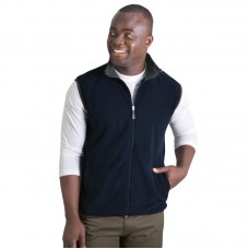 Sleeveless Microfibre Polar Fleece - Navy Graphite