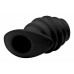 Hive Ass Tunnel Silicone Ribbed Hollow Anal Plug - Medium