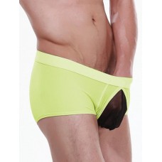 Yellow with Black see through front