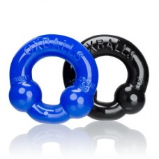 Oxballs Ultraballs Ring 2 Pack - Black and Police Blue