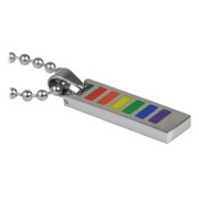 Rainbow Flat Ladder Pendant