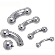 Surgical Steel Curved Barbell Surgical Steel Curved Barbell