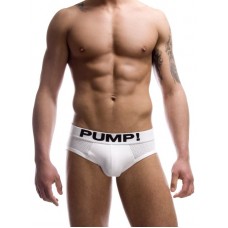 Pump Hollow Mesh Briefs White