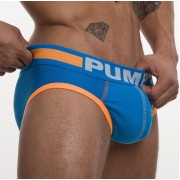 Pump Hollow Mesh Briefs Light Blue