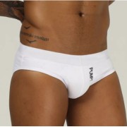 Pump Plain White Briefs