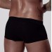 Pump Plain Black Boxers