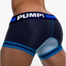 Pump Hollow Mesh Boxers Navy