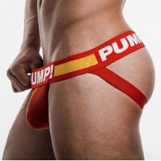 Pump Mesh Jock-Strap Red