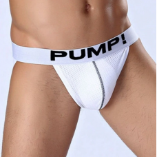 Pump Mesh Jockstrap White