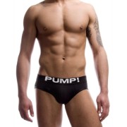Pump Hollow Mesh Briefs Black