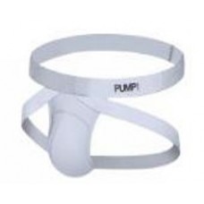 Pump Double-strap White Jockstrap