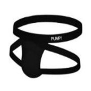 Pump Double-strap Black Jockstrap