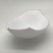 Push-up cup white