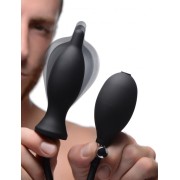 Dark Inflator Silicone Inflatable Anal Plug Dark Inflator Silicone Inflatable Anal Plug