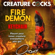 Fire Demon Mini Dildo Key Chain Fire Demon Mini Dildo Key Chain