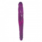 Lollicock Sweet Slim Stick Double Dildo - Purple Lollicock Sweet Slim Stick Double Dildo - Purple