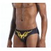 Black Briefs with Tribal Print and Rainbow Flag