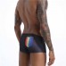 Black boxers with Tribal Print and Rainbow Flag 