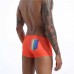 Orange BoxerWith Tribal Print and Rainbow Flag