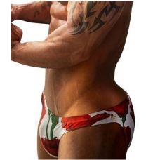 Red Roses Brief Swimwear 