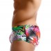 Tropical Colour Print Swimming Trunks