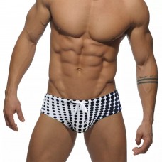 White with Black Pockadots Briefs