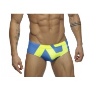 Addicted briefs Yellow on Blue