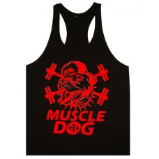 Muscle Dog Vest Black