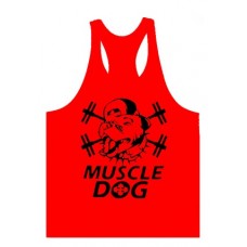 Muscle Dog Vest Red