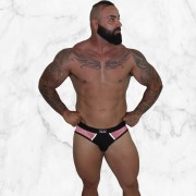 Toolbox Pink and Black lace