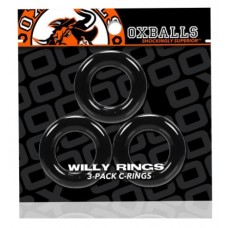 Oxballs Willy Rings 3 Pack - Black