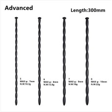 Advanced Shots Silicone Spiral Screw Plug Set 4 set