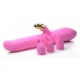 10X Versa-Thrust Vibrating and Thrusting Silicone Rabbit with 3 Attachments