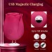 Rose massager for Women Waterproof magnetic usb charging